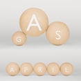 thumbnail image 4 of 700 Pack Round Wood Balls 8mm Diameter Unfinished Solid Wooden Beads, 4 of 6