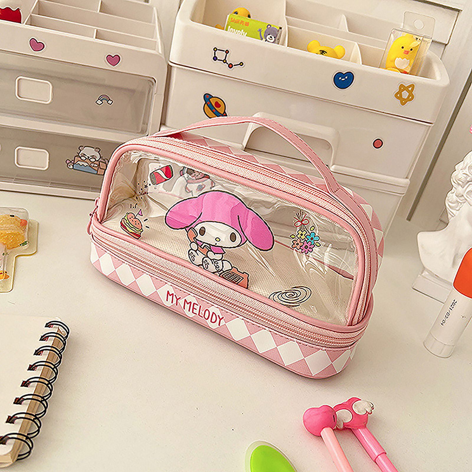 Sanrio Cinnamoroll Pencil Case Hello Kitty Stationery Large