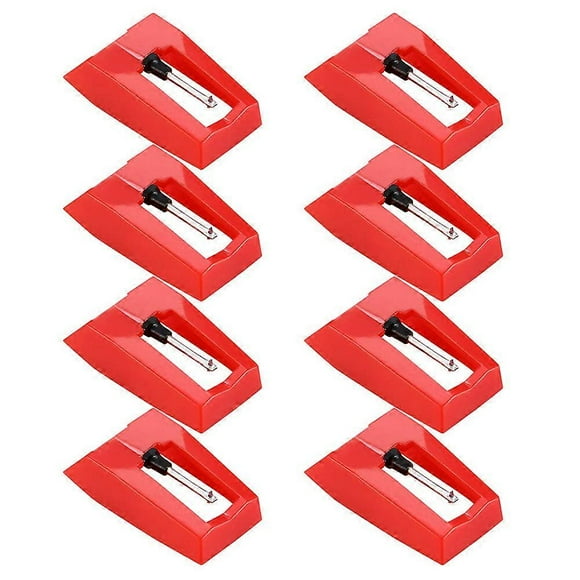 Pack of 8 turntable needle turntable diamond replacement needle for sound turntables