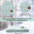 thumbnail image 5 of FZ FANTASTIC ZONE Womens Winter Beanie Hats Scarf Touchscreen Gloves Set Warm Knit Skull Caps Neck Warmer for Women Men, 5 of 8
