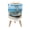 Color 1, variant on Small Trash Can with Lid Bear Rustic Cabin Christmas Decorative Forest Mountain 1.8 Gallon Dog Proof Trash Can Round Garbage Can Waste Bin Wastebasket for Bathroom Bedroom Living Room