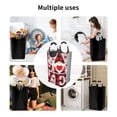 thumbnail image 6 of Bingfone Buffalo Plaid Love And Gnome Laundry Hamper,Large Canvas Fabric Lightweight Storage Basket Toy Organizer Dirty Clothes Collapsible, 6 of 6
