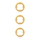 thumbnail image 1 of Greeniant Juego de cadenas de bicicleta AM / XC, rueda de cadena de bicicleta de círculo redondo, reemplazo de aleación de aluminio, placa de Amarillo 38T 3piezas, 1 of 6