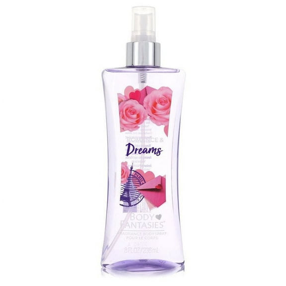 Body Fantasies Signature Romance & Dreams by Parfums De Coeur Body Spray 8 oz for Women Pack of 3