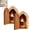 Fairy Door-2PCS, variant on The Fairy Door That Opens — A Tiny Hidden World, Miniature Fairy Door Decor, Opening Secret Door Ornament for Shelf Wall Fairy Garden Home Decoration (Fairy Door-1PC)
