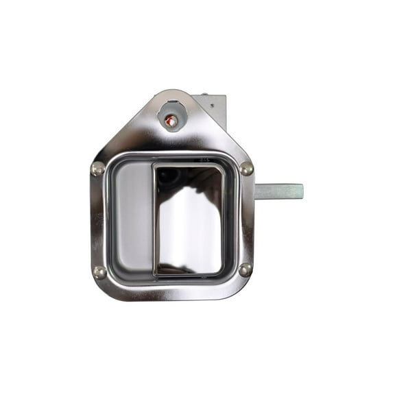 PT Auto Warehouse KN-3003M-LH - Exterior Outside Door Handle, Chrome - for Tool Compartment Door, Left Driver Side For Kenworth