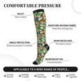 thumbnail image 2 of Pofeuu Vegan1 Print Compression Socks for Women & Men Circulation - Best Support for Nurses,Running,Athletic,Sports, 2 of 7