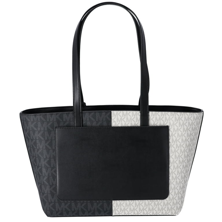 トートバッグ Michael Kors Woman Tote bags Black 30R5SIOT1C 001 Michael Kors Jet Set Travel Medium Zip Top Tote Black Multi