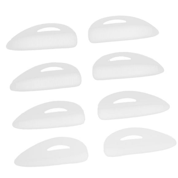 4 Pares de Varillas de Protección Ocular de Silicona Jinwen para Levantamiento Permanente de Pestañas Almohadillas para Extensiones de Pestañas