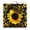 Golden Sunflower C, variant on Golden Sunflower Cushion – 22x22 Inch Meditation Pillow, Warm Yellow Tones, Lightweight for Lounge
