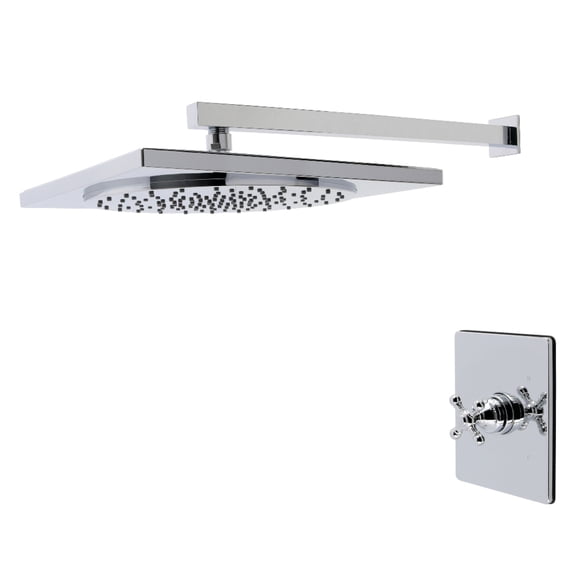 Kingston Brass KB8341BXSO Metropolitan Single-Handle Pressure Balanced Shower Faucet in Polished Chrome