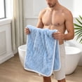 thumbnail image 5 of Deeceymbur Individually Packed Thick Fleece Towel Soft Absorbent Portable Washcloth for Daily Use, 5 of 5
