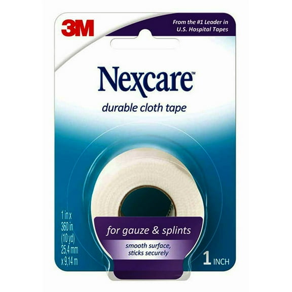 Nexcare Durable Cloth Tape 1 Inch, 1 Ea..
