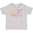 thumbnail image 3 of Inktastic Live, Laugh, Love Boys Baby T-Shirt, 3 of 5