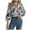 White, variant on Blouses for Women Button Down Long Lantern Sleeve Dressy Shirts Floral Print Casual Fall Bohemian Tops