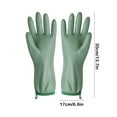 thumbnail image 3 of Dishwashing Gloves, Kitchen Durables Winter Laundry Waterproof with Velvet Warm Rubber & Non-slip Grip, Thickened Pvc for Cold Water Protection and Comfort, Ideal for Household Cleaning and, 3 of 9