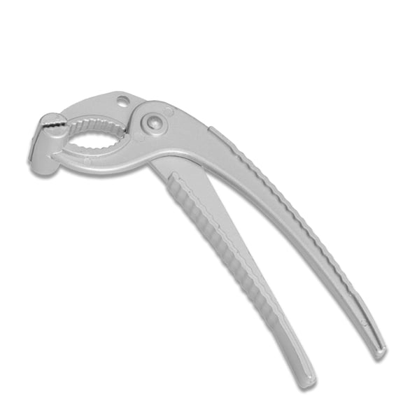 Hot Plate Gripper, Anti Scald Bowl Holder Clip, 2 In 1 Aluminium Tongs Clamp & Nut Cracker, Heavy Duty Hot Dish Grabber for Pizza Pan Pot