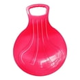thumbnail image 4 of Almencla Luge Ronde en PP pour Sports d'Hiver Accessoires Multifonctionnels Portables pour Jeux Extérieurs avec Poignée Planche de Ski 20x14.2 Pouces Rouge, 4 of 8