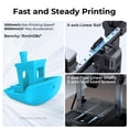thumbnail image 4 of Impresora 3D Creality Ender 3 V3 KE Velocidad de impresión de hasta 500 mm/s, 1 kg x 2 paquetes de PLA de alta velocidad incluido, Hotend calentador cerámico de 60 W, riel lineal de eje X y ventilador, 4 of 5