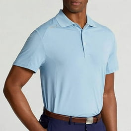 RLX ライトブルー ポロシャツBlue polo shirts Polo Ralph Lauren RLX Golf Performance Short-Sleeve Polo