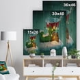 thumbnail image 5 of Design Art - Maison de Chaussure Elf sur le de Noël Enneigée, 5 of 5