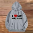 thumbnail image 3 of Puliio I Love My Girlfriend Hoodies For Men Love Heart Print Long Sleeve Valentines Day Hooded Sweatshirt Sweater Pullover Tops Cute Funny Gifts Clothes, 3 of 3