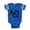 Royal Blue, variant on CafePress - Gothic Skull Initial Q - Cute Infant Baby Football Bodysuit
