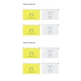 thumbnail image 2 of Redempat 4pcs/10pcs Masks Storage Box PP Portable Holder Organizer Face Masks Container Reusable Ouutdoor Dustproof Case 2*yellow+2*white 2Set, 2 of 6