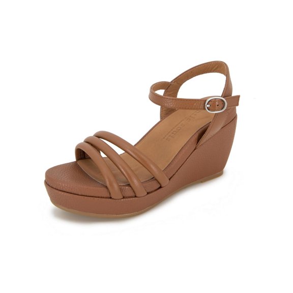 Gentle Souls by Kenneth Cole Womens VIKI Almond toe Wedge Wedge Sandals
