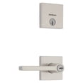 thumbnail image 1 of Cerradura de puerta Kwikset 991 Halifax con llave, palanca de entrada y cerrojo, 1 of 4