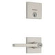 thumbnail image 1 of Cerradura de puerta Kwikset 991 Halifax con llave, palanca de entrada y cerrojo, 1 of 4