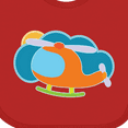 thumbnail image 4 of Inktastic Helicopter for Boys Boys Baby Bib, 4 of 4