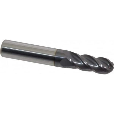 

Accupro 13/32 Diam 1 LOC 4 Flute Solid Carbide Ball End Mill