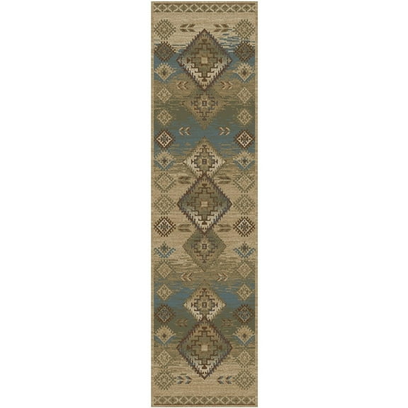 Mayberry Rug AD9455 2X8 2 ft. 3 in. x 7 ft. 7 in. American Destination Phoenix Area Rug, Antique
