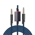 thumbnail image 3 of Yucurem Replacement Headset Cable Inline Mute Cord for Astro A10/a30/a40/a40tr/a50(blue), 3 of 10