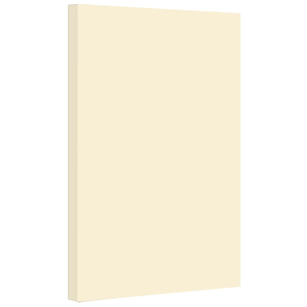 Cartulina Color Pastel Crema | Cartulina De 67 Libras | 11 X 17 Pulgadas | 50 Hojas Por Paquete