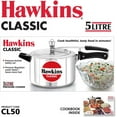 thumbnail image 2 of Hawkins Classic CL50 5-Liter New Improved Aluminum Pressure Cooker, Small, Silver, 2 of 6