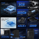 thumbnail image 3 of Computadora Escritorio Completa Xtreme PC Gaming Intel N100 8GB SSD 250GB Monitor 21.5 WIFI Black ideal para punto de venta y uso diario, 3 of 6