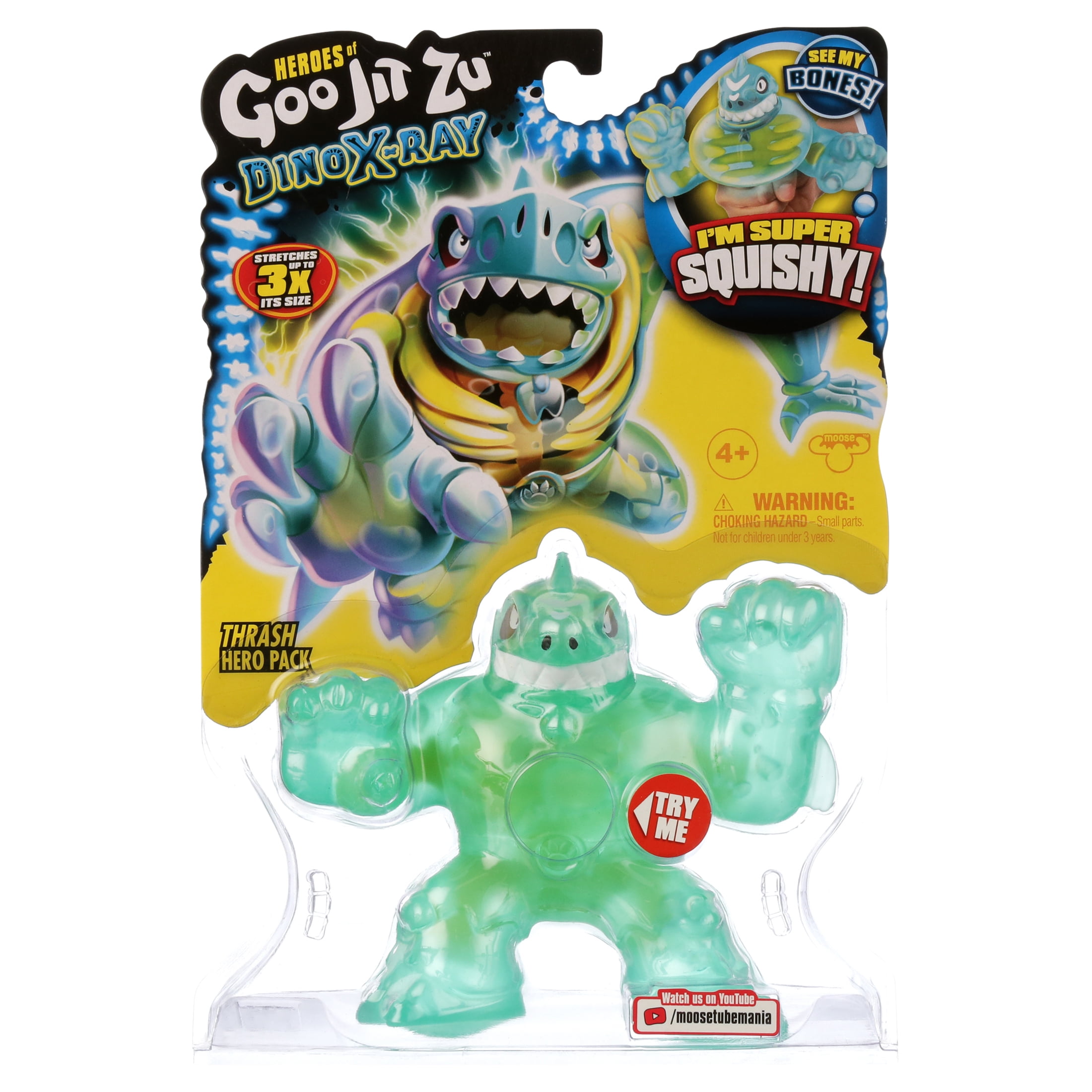 Heroes of Goo Jit Zu Dino X-Ray, Figurine d'action – Thrash le requin,  multicolore (41186)