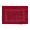 thumbnail image 6 of Better Trends 17" x 24" Premium Bathroom Rug Mat, 100% Cotton, Extra Soft Tufted Door Mat, Water Absorbent & Reversible Bath Mat (Red) Lux Collection, 6 of 6