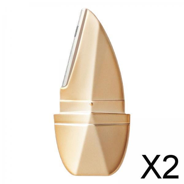 Paquete de 2-6 maquinillas de afeitar para cejas con cubierta moldeador de cejas multiusos para 2 piezas