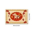 thumbnail image 3 of Weloille PVC Looped Floor Mat 1 Piece, 1.31ft x 1.97ft Entrance Rug, Dust Trapper Doormat, Non-slip Floor Mat for Entryway, Front Door, Porch, Garage Use, 3 of 6