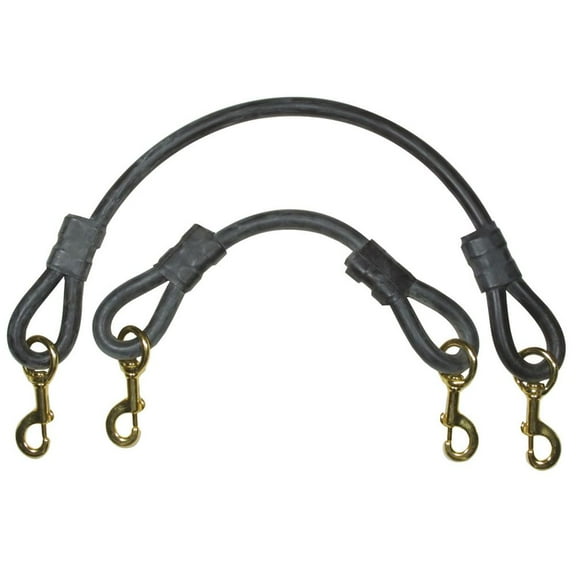 Dura-Tech Extra Heavy Rubber Horse Tie | Shock-Absorbing Safe Tying | Size 24