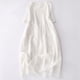 thumbnail image 1 of ICHUANYI Clearance Summer Women's Cotton Linen Solid Loose Short Sleeve V-Neck Dress(White, L) ICHUANYI WER2023081110076, 1 of 3