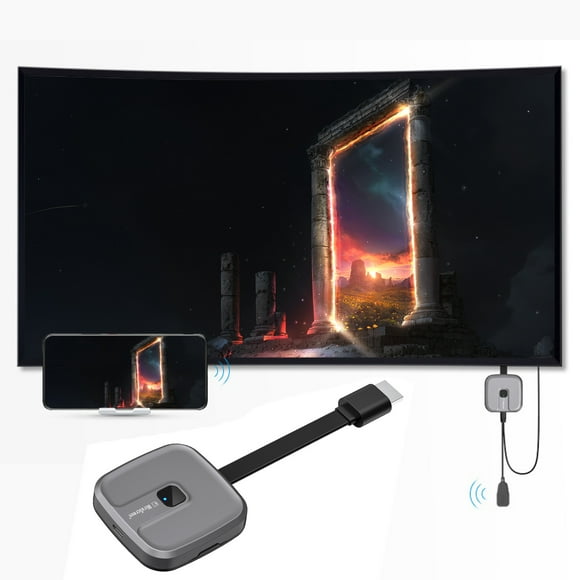 TopLLC Wireless Display Adapter/Receiver,1080P Support Mobile Phone Mirroring / Projection Screen To Monitor /Projector / TV,Supports Select Android & Windows Devices on Clearance