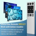 thumbnail image 2 of Mando a distancia XRS321 compatible con barra de sonido Vizio S3821W-C0 S3820W-C0 S2920W-C0 S2121W-D0 SB3821C6, 2 of 10