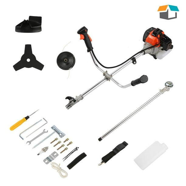42.7cc Gas Weed Wacker, 2 in 1 Weed Eater 2Cycle Gas Powered Grass