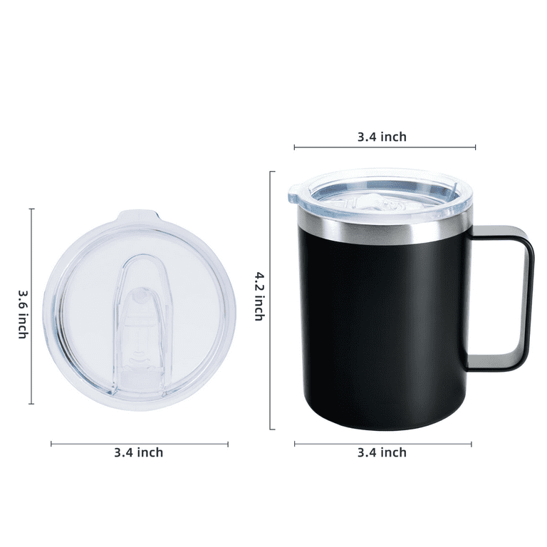 WETOWETO Coffee Mug with Handle, 14oz Insulated Stainless Steel Coffee  Travel Mug, Double Wall Vacuu…See more WETOWETO Coffee Mug with Handle,  14oz
