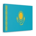 thumbnail image 2 of Kazakhstan Country Flag Canvas Vibrant Wall Art Unframed Home Decor, 2 of 13