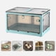 thumbnail image 4 of Organizador de armario con 5 puertas que se abren, duradero, transparente, contenedor de almacenamiento plegable Azul, 4 of 9